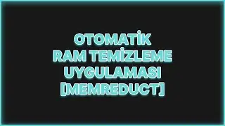 MemReduct   Otomatik Ram Temizleme Uygulaması! #memreduct #windowstutorials #windowsperformance