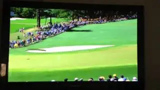 Louis Oosthuizen Double Eagle hole #2 @ The Masters 2012
