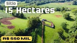 Indisponível - Sítio 15 hectares + Casa + Galpão + Aptidão Gado de Corte R$ 550 Mil
