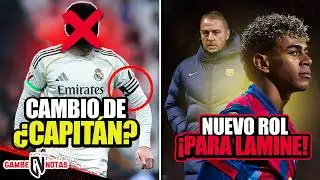 Piden cambio de capitán en Madrid por fea razón |Lamine tiene nuevo rol|¿Endrick traiciona a Madrid?
