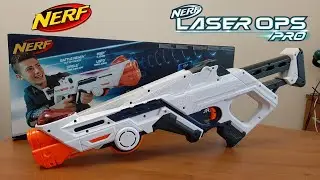 Бластер Нерф Nerf Laser Ops Pro DeltaBurst Распаковка Обзор и Тест