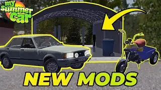 NEW CAR, MOTORCYCLE and CAR LIFTER! | My Summer Car #184