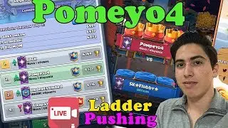 Pompeyo4  6122 Top 2 Global live Ladder Push Clash Royale