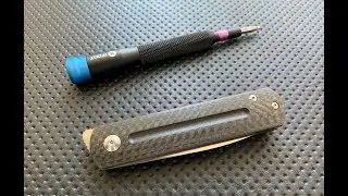 How to disassemble and maintain the Monterey Bay Knives EWC Pocketknife
