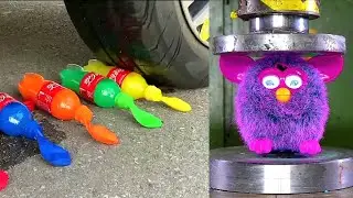 Crushing  Crunchy  Car tire &  Hydraulic  Press Compilation #lkthwherewebelong #crushing