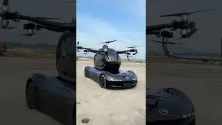 Chinese car transforms into a passenger drone #china #shorts #tech