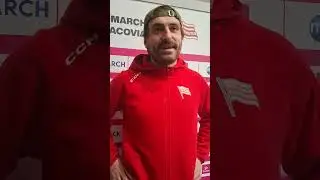 Sean Montgomery po meczu Comarch Cracovia - ECB Zagłębie Sosnowiec 4:3k (21.11.2025)