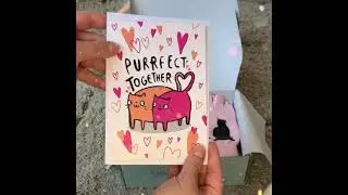 Barry Bubbles unboxing 'Smitten Kitten' Gus & Bella cat box subscription