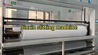 Jinxin nonwoven fabric slitting and rewinding machine with speed 300m/min #slitterrewinder