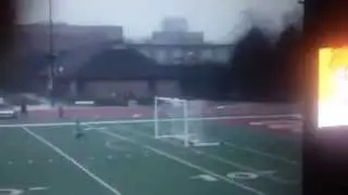 Puerto Rican Soccer Player in practice