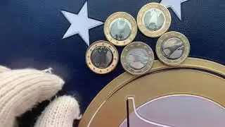 1 euro 2012 Germany - 5 Super Rare coins