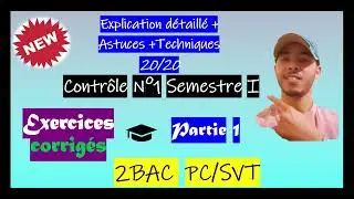 correction exercice de controle 1 partie 1 2bacPC