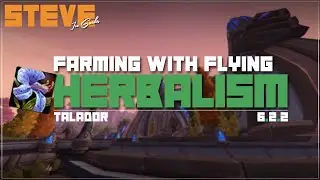 Talador - Herbalism - Farming With Flying - World of Warcraft 6.2.2
