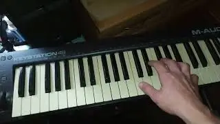 ✅M-AUDIO игра на чёрных клавишах