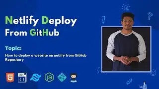 Deploy a Website Free on Netlify Using GitHub Repository || Netlify Deploy