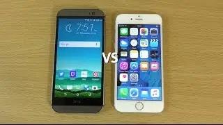 HTC One M8 Sense 7 Marshmallow VS iPhone 6s - Speed Test!
