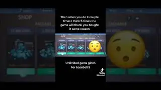 How to get unlimited gems for baseball 9 ( NOT CLICKBAIT )