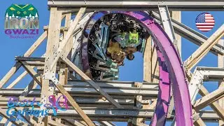Iron Gwazi (Backrow) | RMC Hybrid Coaster IBox Track | Busch Gardens Tampa (Florida)