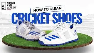 Cleaning Sport Shoes with SHOEGR Ultimate Kit Shoe Cleaning | Adidas Cricup 21 Cricket Shoes
