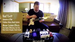 Ned Evett with Mooer pedals