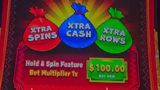 $100 BUY A BONUS ON LOUIE'S GOLD EXTRA CASH TRIPLE BAG POP! 