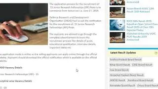Drdo Recruitment 2019: Application Process For Jrf Post Commences Tomorrow