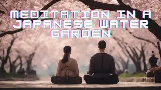 Zen Serenity: Meditation in a Japanese Water Garden 🌿🧘‍♂️