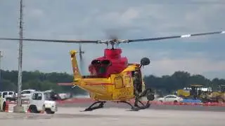 RCAF Search and Rescue SAR CH-146 Griffon Canadian Warplane Heritage start-up and 