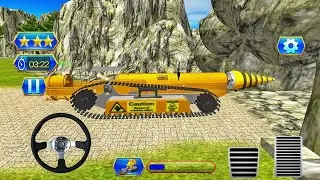 Tunnel Boring Machine Simulator 3D - Highway Bridge Construction - Android Gameplay