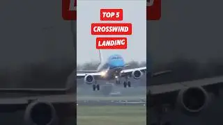 Top 5 Cross wind Landing 😍