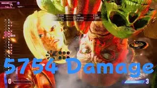 SF6 - Dhalshim's combo (damage 5754) by Iborra👍