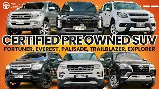 Best Certified Pre Owned SUV For Sale NOW - Fortuner, Everest, Palisade, Trailblazer, Explorer