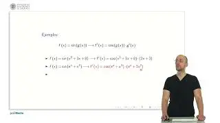 Derivatives of trigonometric functions with the chain rule | 14/28 | UPV