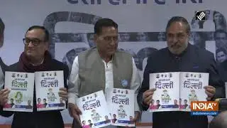 Congress releases election manifesto for Delhi Assembly polls