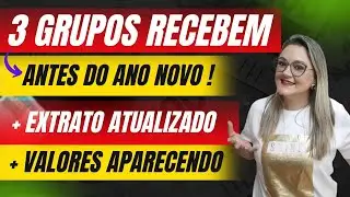 🔴ATENÇÃO - 3 GRUPOS RECEBEM DO INSS ANTES DO ANO NOVO ! + EXTRATO ATUALIZADO + NOVO VALOR APARECENDO