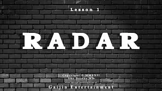 Newbie Fighter Weapons School - Radar
