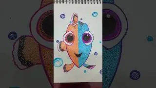 🧡Nemo or 💙Dory #art #nemo #doryfish #artdrawing #colors