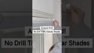 🛠️ No-Drill TDBU Cellular Shades