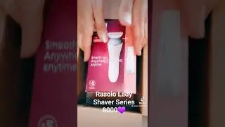 Rasoio Lady Shaver Series 8000 senza fili. Super da portare con te anche in vacanza 👍💜