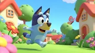 Bluey Chased a Butterfly Into the Garden | Kids Songs & Nursery Rhymes
