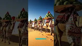 &ldquo;Funniest Watermelon Camel Parade Ever! 🐪🍉🤣 #shorts&rdquo;