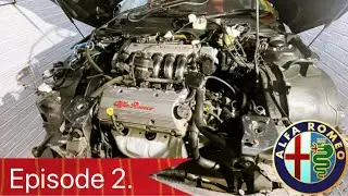 Alfa Romeo GTV engine bay restoration part 2