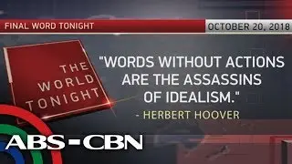 The World Tonight: The Final Word | October 20, 2018