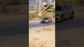 Hellcat Jailbreak came in too fast and driver got ejected off the bridge!!!