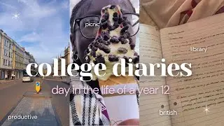 sixth form week vlog 🌺 | productive | mocks | friends | revision