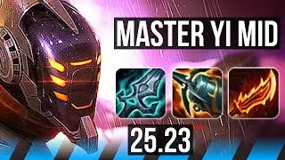 MASTER YI vs ZED (MID) | KR Master | 25.23