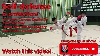 Karate Men's Kumite -60kg Bart (AKA) vs. Ben (AO) @veronchannel1744 @jamelylomando1571