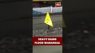 Cyclone Montha Causes Heavy Rain, Waterlogging at #warangal Railway Station | #cyclonemontha