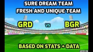 GRD vs BGR Dream11, GRD vs BGR Dream 11, GRD vs BGR Dream11 Prediction, Vincy Premier League #shorts