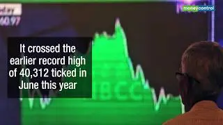 BSE Sensex hit fresh record high at 40,328.89 in the early opening hours on Oct. 31